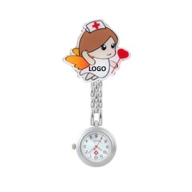 Medical Alloy Cute Brooch Nurse Watch Logo Printed