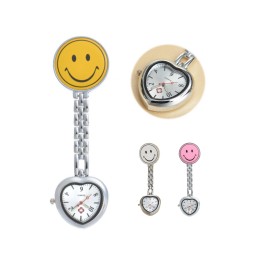 Pocket Smile Face Brooch Nurse Watch Branded