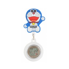 Branded Pocket Digital Display Silicone Cartoon Nurse Watch