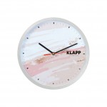 12" Plastic Wall Clock Custom Imprinted