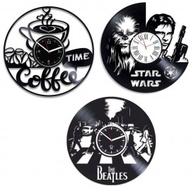 Logo Printed Vinyl Record Wall Clock  Logo Printed Vinyl Record Wall Clock