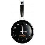 Custom Imprinted Frying Pan Clock
