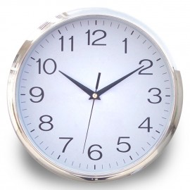 White Wall Creative Clock Branded
