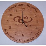 10" - Hardwood Clocks - Wall Custom Imprinted