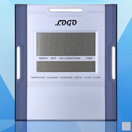 Logo Printed Multi-Function Digital Clock