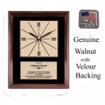 Custom Printed Quartz Clock Plaque Made In U.s.a