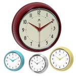 Logo Printed Modern Kitchen Diner Wall Clock