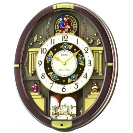 Seiko Melodies in Motion Arabic Numeral Clock Logo Printed  Seiko Melodies in Motion Arabic Numeral Clock Logo Printed