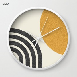 Plastic Wall Clock Branded