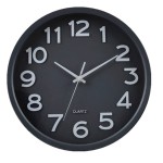 Custom Printed Black Wall Clock