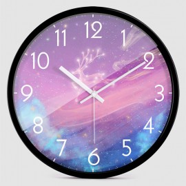 Metal Wall Clock Branded