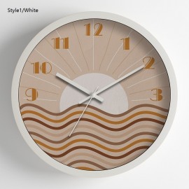 Metal Wall Clock Logo Printed