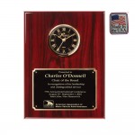 Custom Printed Quartz Clock Plaque Made In Usa
