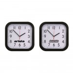 Rounded Square Wall Clock w/4 Color Process Printing (CMYK) Custom Imprinted
