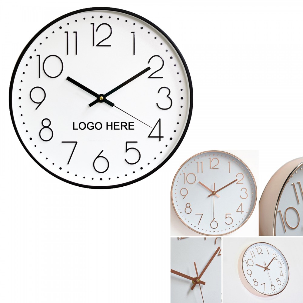 Custom Printed 12 inch Wall Clock Custom Printed 12 inch Wall Clock