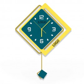 Diamond-shaped Wall Clock Custom Imprinted