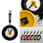 Creative Omelette Pan Wall Clock Custom Imprinted