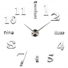 Wall Sticker DIY Clock Logo Printed  Wall Sticker DIY Clock Logo Printed