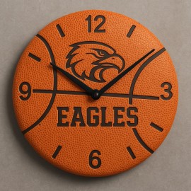 Basketball Wall Clock Custom Imprinted