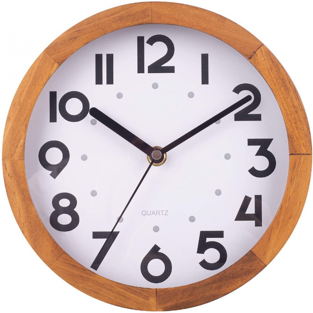 Wall clock with sweep second hand Branded