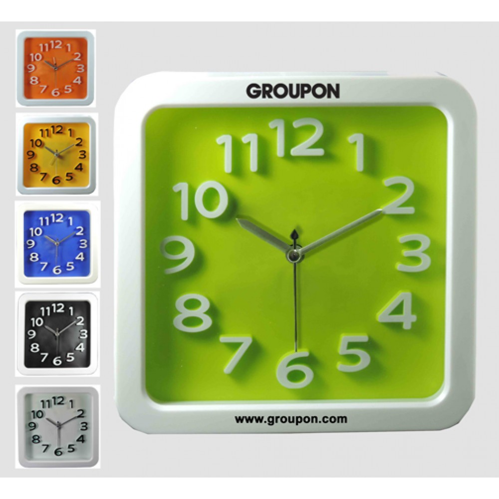 Large Retro Look Analog Alarm Clock Branded