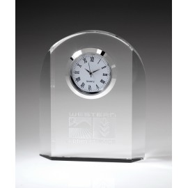 Royal Crystal Desktop Clock Logo Printed  Royal Crystal Desktop Clock Logo Printed