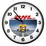 Custom Imprinted Clock - 10" Wall Clock Full Color Dial, available in Black, Red & Royal Blue color rim