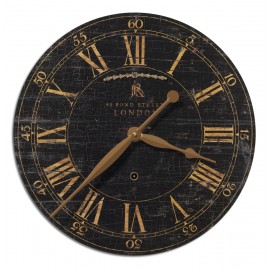 Uttermost Bond Street Clock, 18" Logo Printed