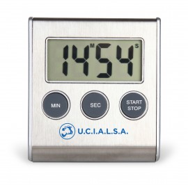 Custom Printed Stainless Steel Kitchen Timer  Custom Printed Stainless Steel Kitchen Timer