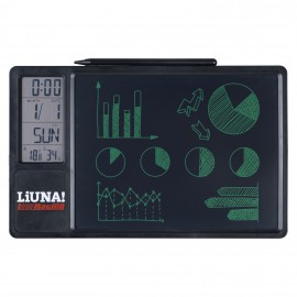 Digital Blackboard Alarm Clock Logo Printed  Digital Blackboard Alarm Clock Logo Printed