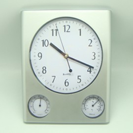 Weather Station Wall Clock ( Screen Printed ) Custom Imprinted