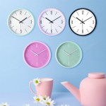Custom Printed Macaroon Plastic Wall Clock