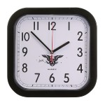 Rounded Square Wall Clock w/4 Color Process Printing (CMYK) Logo Printed