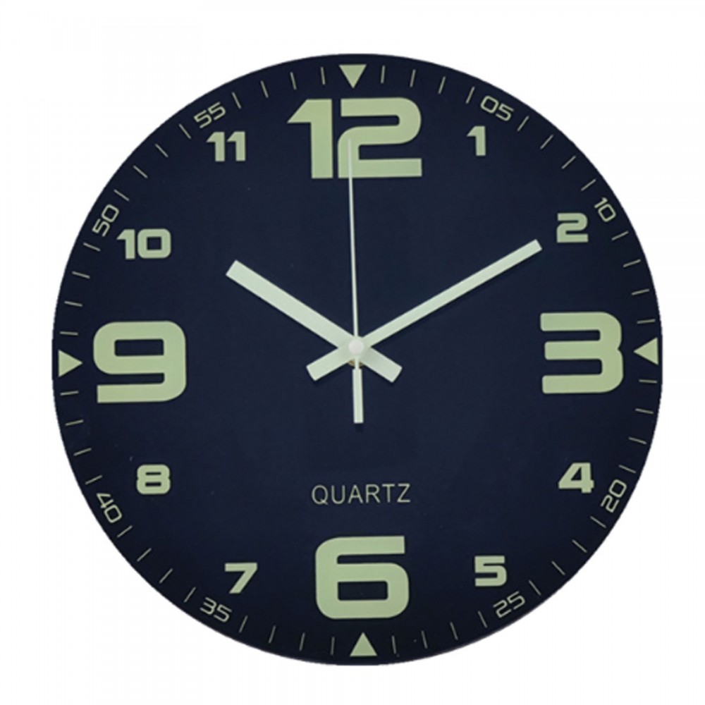 Modern Night Light Wall Clock Logo Printed Modern Night Light Wall Clock Logo Printed