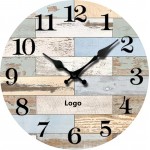 Custom Printed 12 Inch Rustic Wall Clocks