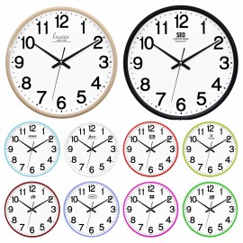 Logo Printed 8in Round Wall Clock