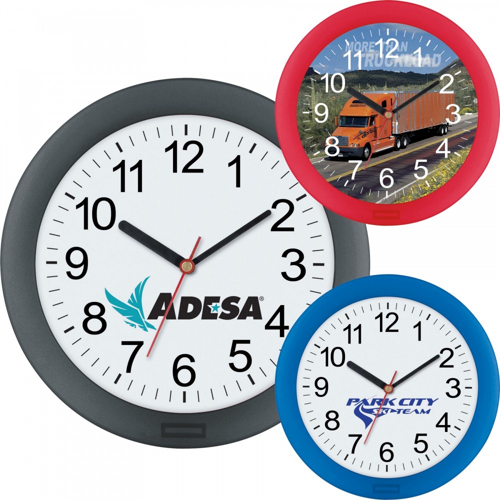 Custom Imprinted 10" Translucent Wall Clock Custom Imprinted 10" Translucent Wall Clock