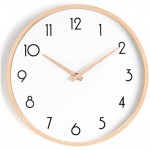 Logo Printed Wall Clock with Sweep Second Hand