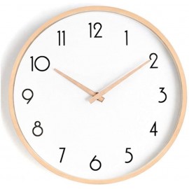 Logo Printed Wall Clock with Sweep Second Hand