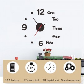 DIY Frameless Wall Clock Branded  DIY Frameless Wall Clock Branded