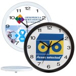 "Bezel" 12" Economy Oversized Wall Clock Custom Imprinted