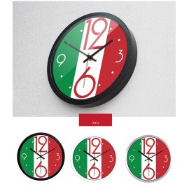 Metal Wall Clock Branded