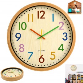 Custom Imprinted Silent Kids Wall Clock