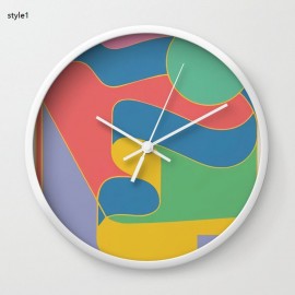 Plastic Wall Clock Logo Printed  Plastic Wall Clock Logo Printed