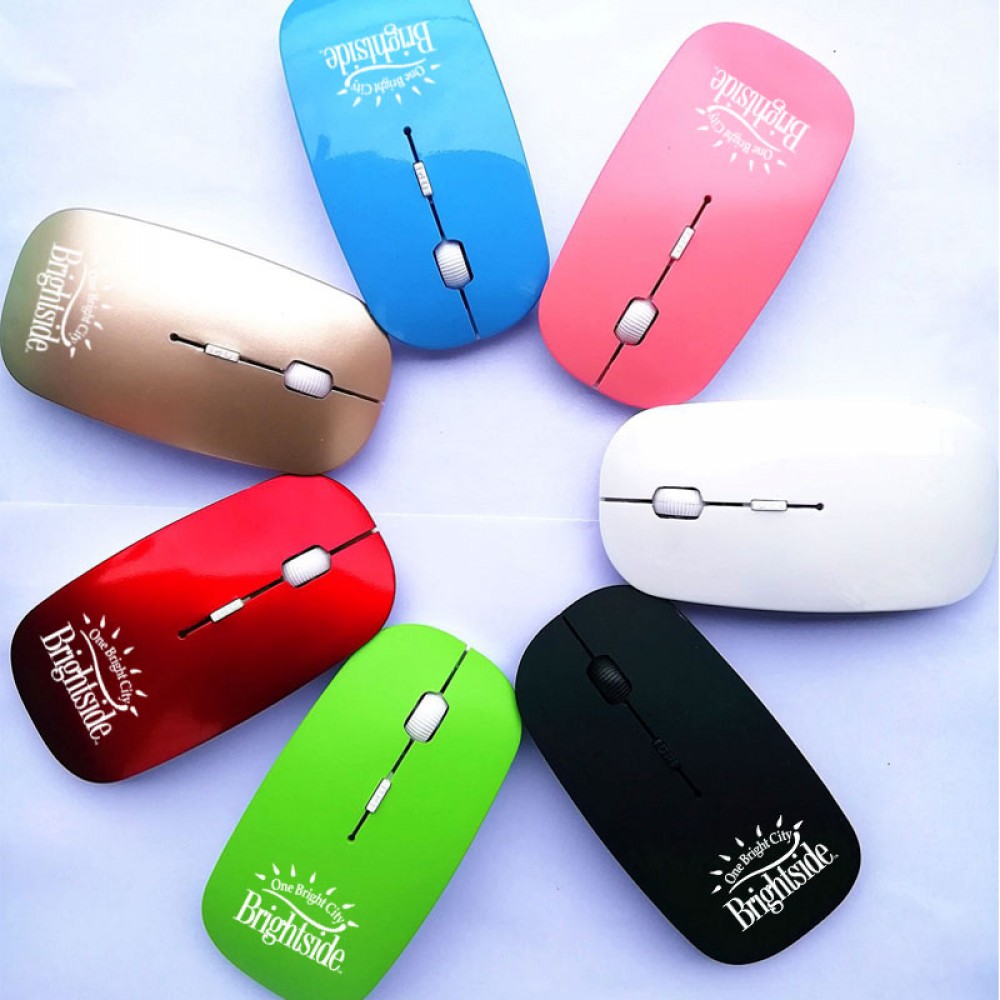 Custom Printed Noiseless Wireless Mouse Custom Printed Noiseless Wireless Mouse