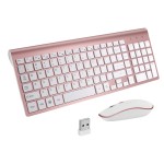Wireless Keyboard And Slim Mouse Kit with Logo