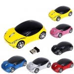 mini optical Multi Colors 2.4Ghz Wireless Car Mouse Computer Mouse with Logo