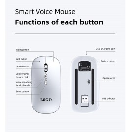 Personalized 2.4Ghz Voice Typing Wireless Laptop Mouse