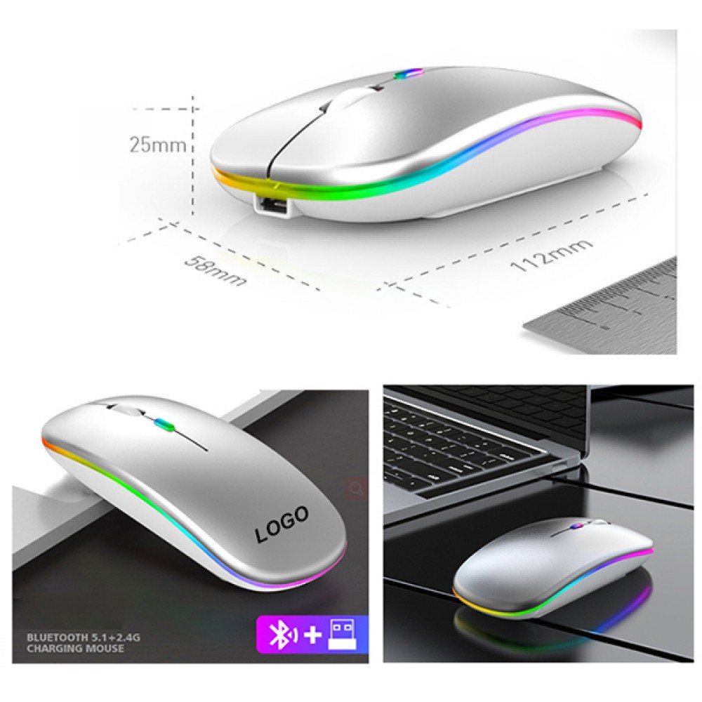 Rechargeable Dual-Mode Wireless Mouse Branded Rechargeable Dual-Mode Wireless Mouse Branded