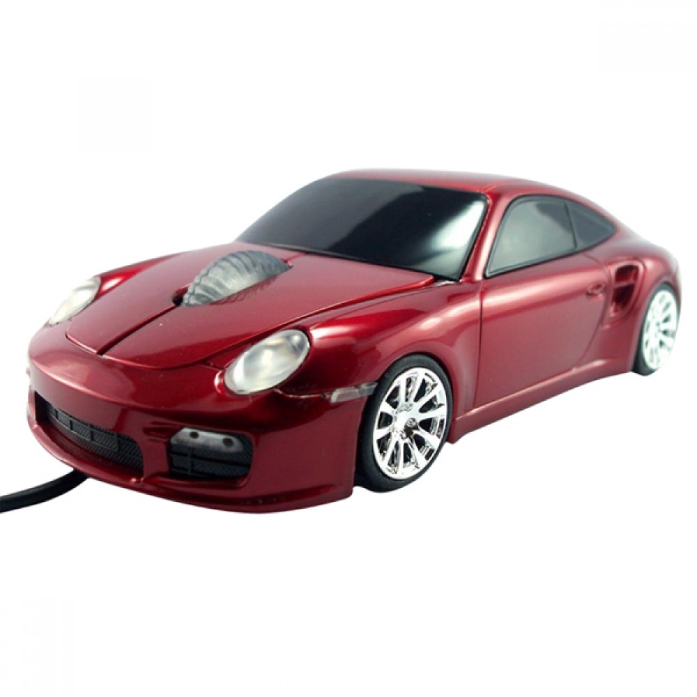 Custom Imprinted Sports Car Optical Mouse Wired Custom Imprinted Sports Car Optical Mouse Wired